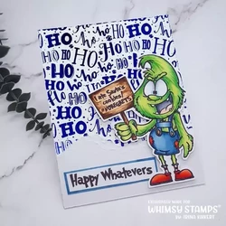 Whimsy Stamps Happy Whatevers -leimasin