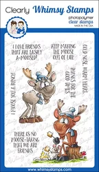 Whimsy Stamps Moose You -leimasin
