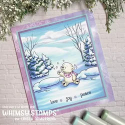 Whimsy Stamps Sheltering Love -leimasin