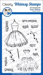 Whimsy Stamps Bling Queen -leimasin