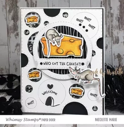 Whimsy Stamps Say Cheese -leimasin