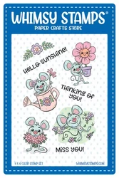 Whimsy Stamps Spring Gardening -leimasin