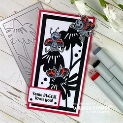 Whimsy Stamps Lady Buggies -leimasin