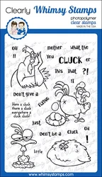 Whimsy Stamps What the Cluck -leimasin