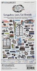 49 and Market Laser Cut Outs -leikekuvat, Vintage Artistry Everywhere