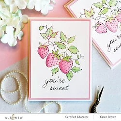 Altenew Spark Joy: Sweet Strawberries -setti