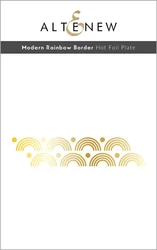 Altenew Modern Rainbow Border Hot Foil -kuviolevy