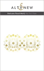 Altenew Delicate Floral Motif Hot Foil -kuviolevy