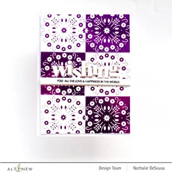 Altenew Delicate Floral Motif Hot Foil -kuviolevy