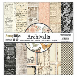 ScrapBoys paperipakkaus Archivalia, 12
