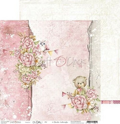 Craft O'clock skräppipaperi Oh Girl 01