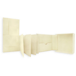 Graphic 45 Staples Album In A Box -albumi, Ivory
