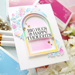 Pinkfresh Studio sapluunasetti Arch Florals, A2