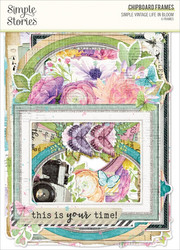 Simple Stories Simple Vintage Life In Bloom Chipboard Frames -kehykset