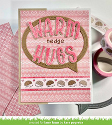 Lawn Fawn washiteippi Hedgehugs