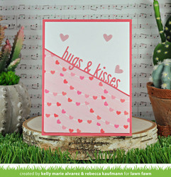 Lawn Fawn washiteippi String Of Hearts