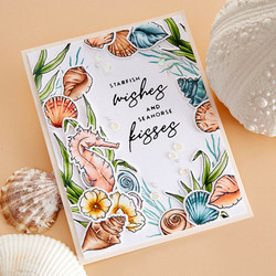 Spellbinders leimasin- ja stanssisetti Seahorse Garden