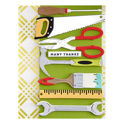 Spellbinders Glimmer Hot Foil -kuviolevy Tic Tac Toe Plaid
