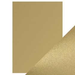 Tonic helmiäiskartonki, sävy Majestic Gold, 5 kpl