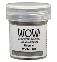 Wow! Metallic Colours -kohojauhe, sävy Polished Silver, Regular (O)