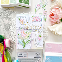 Pinkfresh Studio sapluunasetti Tuberose