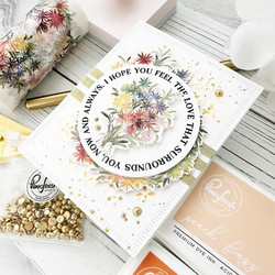 Pinkfresh Studio washi-teippi Rainbow Daisies