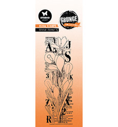 Studio Light leimasin Grunge Collection, Crocus Flower
