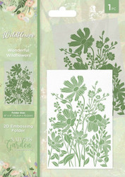 Crafter's Companion Wildflowers 2D kohokuviointikansio Wonderful Wildflowers