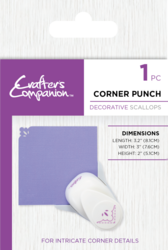 Crafter's Companion Corner Punch -lävistäjä Decorative Scallops
