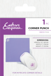 Crafter's Companion Corner Punch -lävistäjä Deco Fan