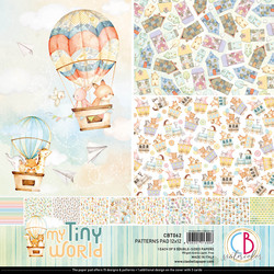 Ciao Bella Patterns Pad paperipakkaus My Tiny World, 12