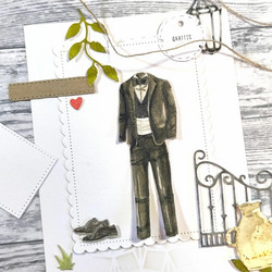Gummiapan stanssi Mens wear