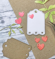 Gummiapan stanssi Decorative Tag