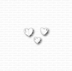 Gummiapan stanssi Three Small Hearts