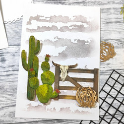 Gummiapan stanssi Slender Cactus