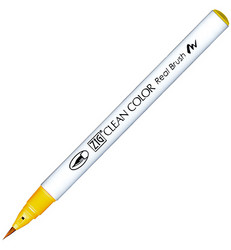 ZIG Clean Colors Real Brush -kynä, sävy yellow ochre
