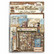 Stamperia Cards Collection -leikekuvat Vintage Library