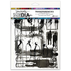 Dina Wakley Media Transparencies -pakkaus Frames & Figures 2