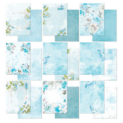 49 and Market Mini Collection paperipakkaus Color Swatch, Ocean, 6
