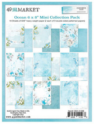 49 and Market Mini Collection paperipakkaus Color Swatch, Ocean, 6