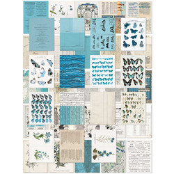 49 and Market Collage Sheets paperipakkaus Color Swatch, Ocean, 6