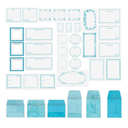 49 and Market leikekuvat Color Swatch: Ocean Envelope Bits