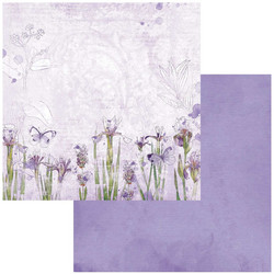 49 and Market Color Swatch, Lavender skräppipaperi #1