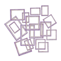 49 and Market leikekuvat Color Swatch: Lavender Frame Set