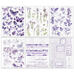 49 and Market Rub-Ons siirtokuvat Color Swatch, Lavender