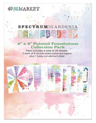 49 and Market paperipakkaus Spectrum Gardenia Painted Foundations, 6
