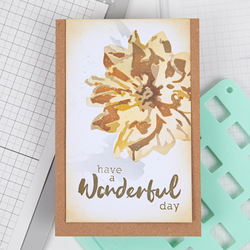Sizzix Layered Stencils -sapluunat Painted Flower