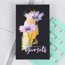 Sizzix Layered Stencils -sapluunat Flowers
