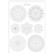 Stamperia Maxi Mould -muotti Passion, Round Lace, A4