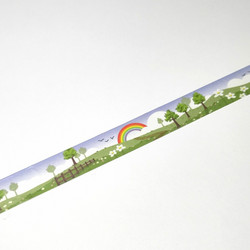 Gummiapan washi-teippi Summer Field